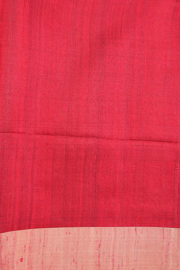 Raw Silk Saree In Black With Checks Design