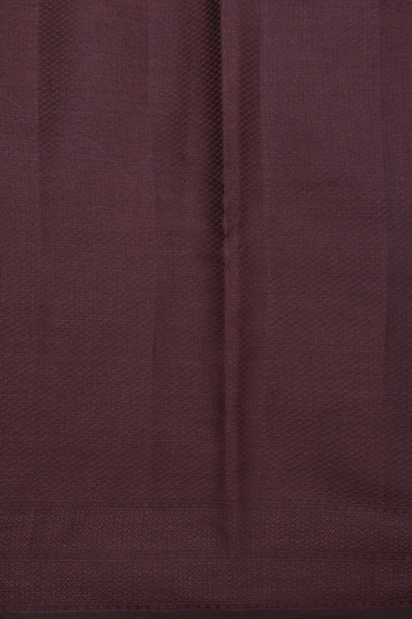 Raw Silk Saree In Bottle Green With Threadwork Design