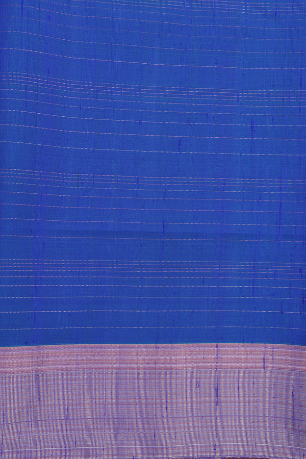 Raw Silk Saree In Dual Tone With Checks Design
