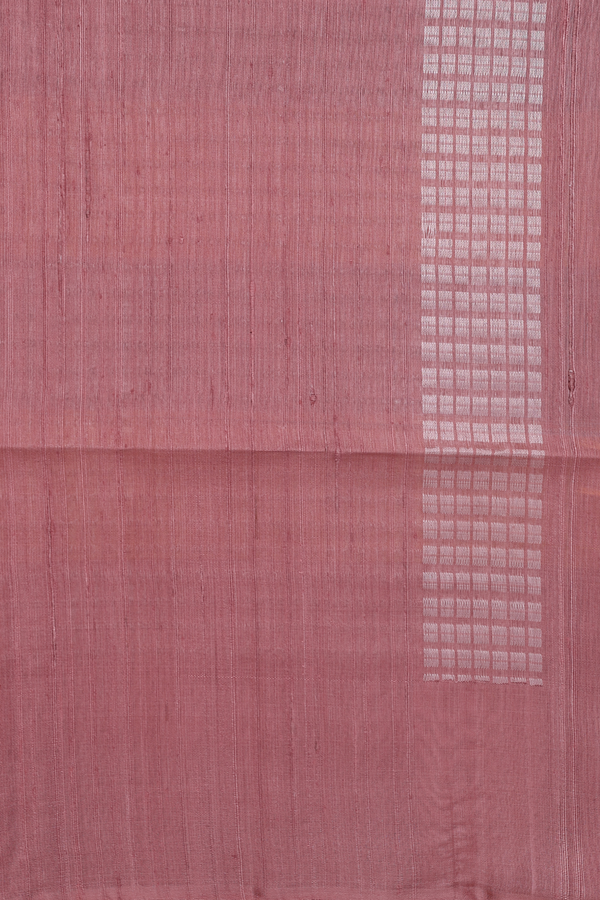 Raw Silk Saree In Dual Tone With Stripes Design