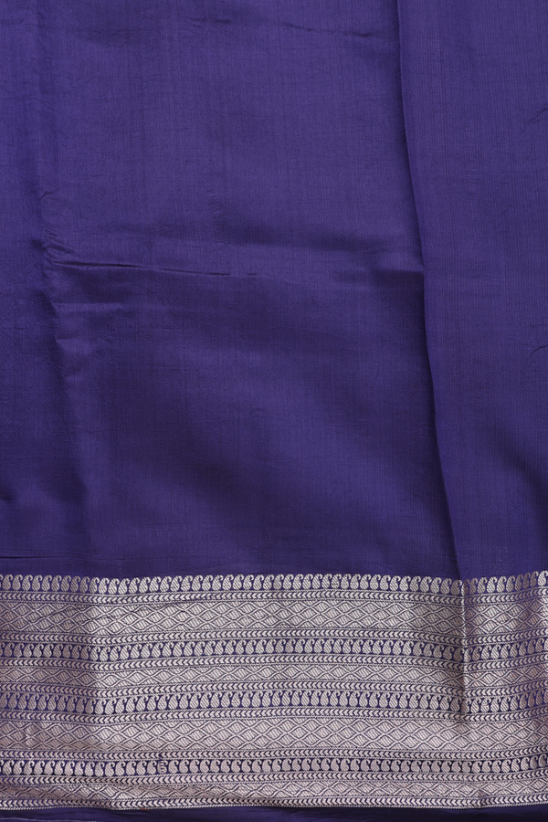 Raw Silk Saree In Dusty Pink With Floral Motifs