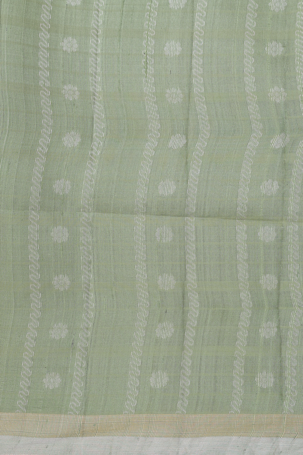 Raw Silk Saree In Grape Purple With Self Stripes Design