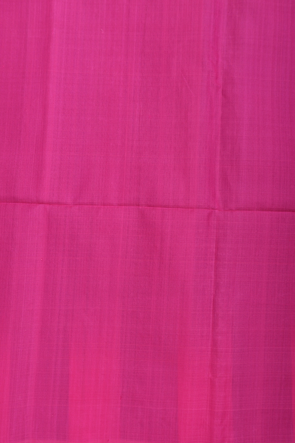 Raw Silk Saree In Purple With Stripes Border