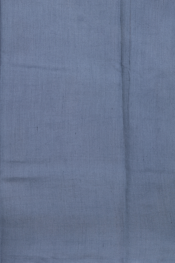 Raw Silk Saree In Multicolor With Floral Buttas