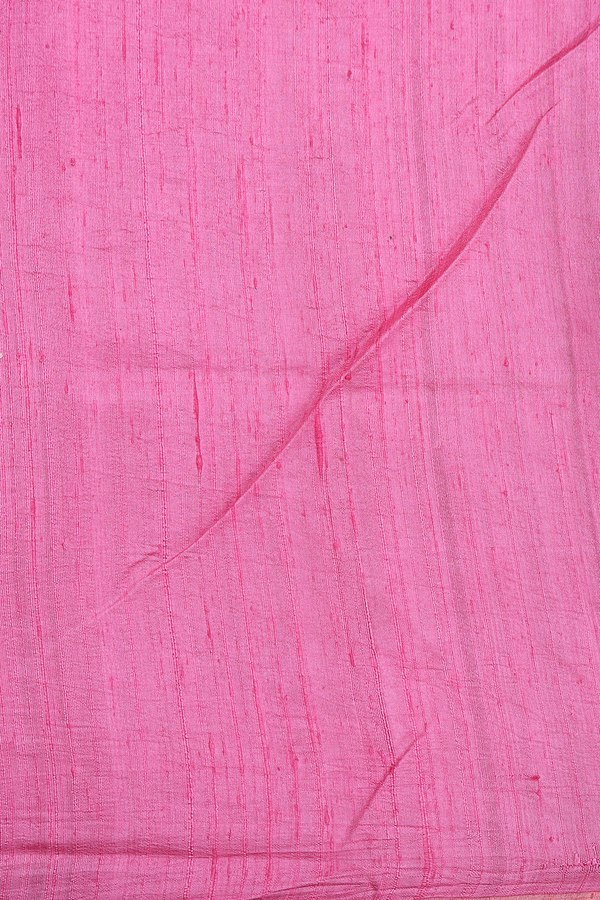 Raw Silk Saree In Multicolor With Stripes Design