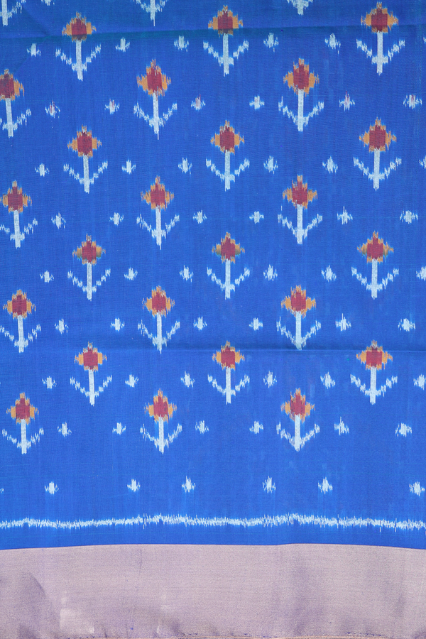 Raw Silk Saree In Pink With Bavanchi Border