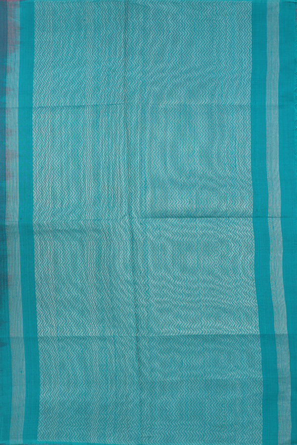 Raw Silk Saree In Pink With Zari Buttas