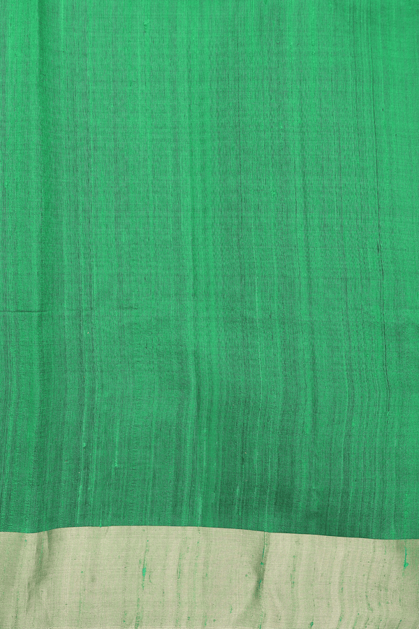 Raw Silk Saree In Plain Purple Rose With Bavanchi Border