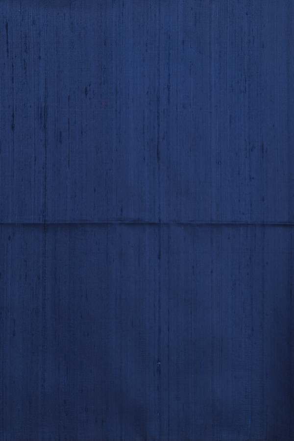 Raw Silk Saree In Plain Rani Pink With Contrast Pallu