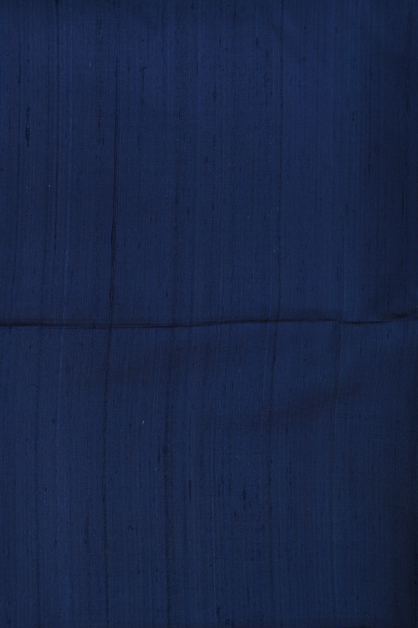 Raw Silk Saree In Plain Yellow With Multicolor Pallu