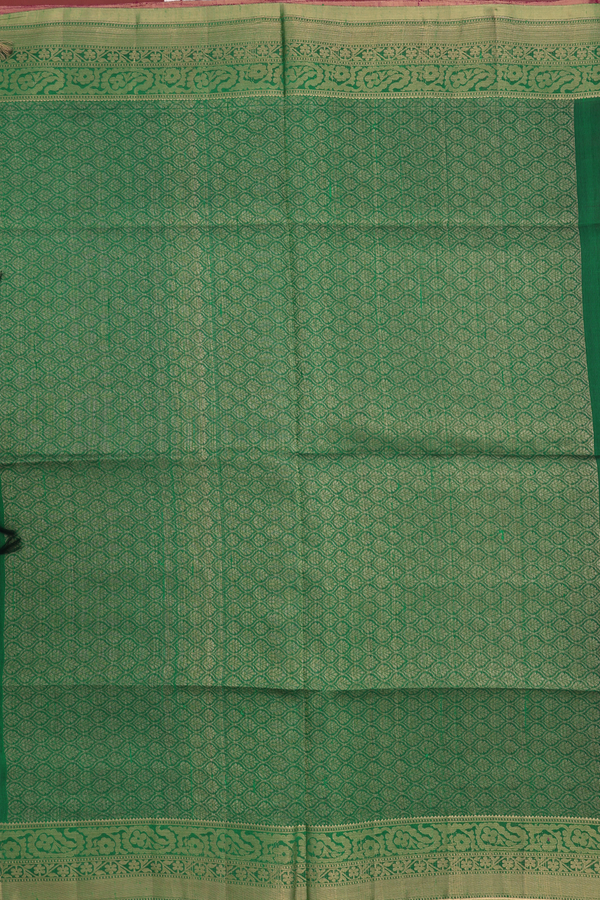 Raw Silk Saree In Plum Purple With Floral Zari Buttas