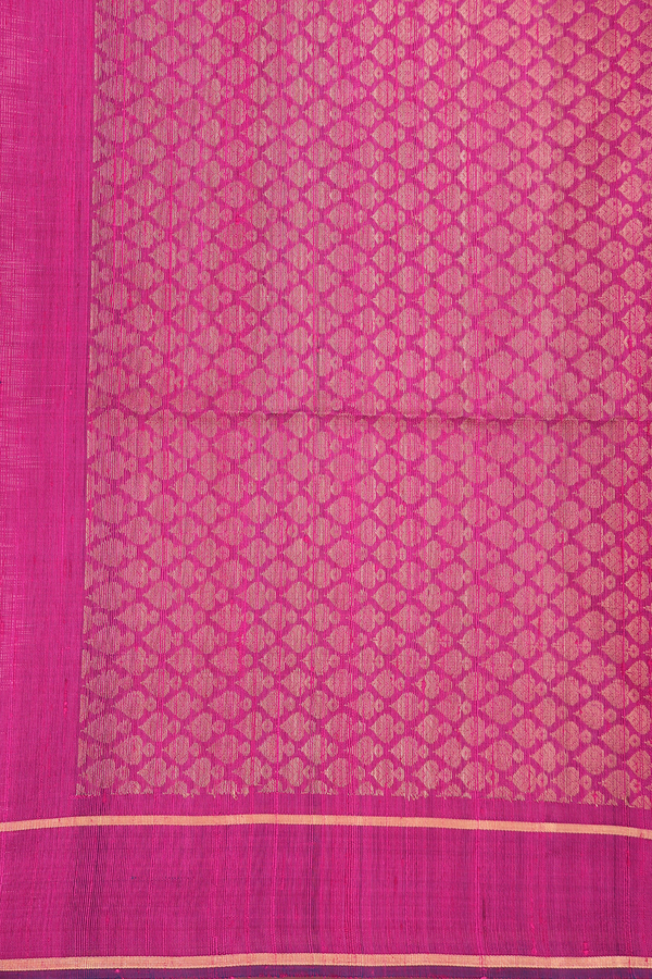 Raw Silk Saree In Purple With Iruthalai Pakshi Pallu