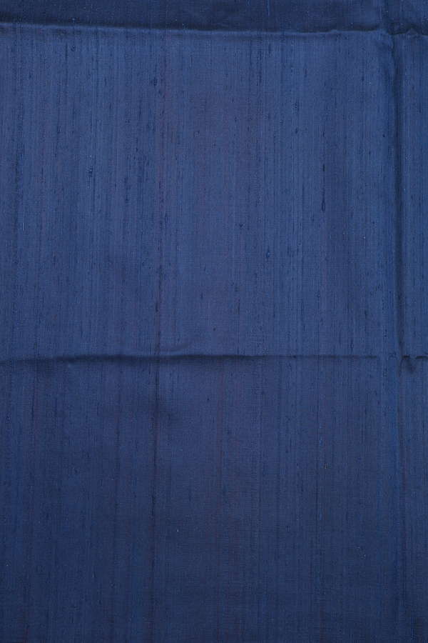 Raw Silk Saree In Scarlet Red With Contrast Pallu