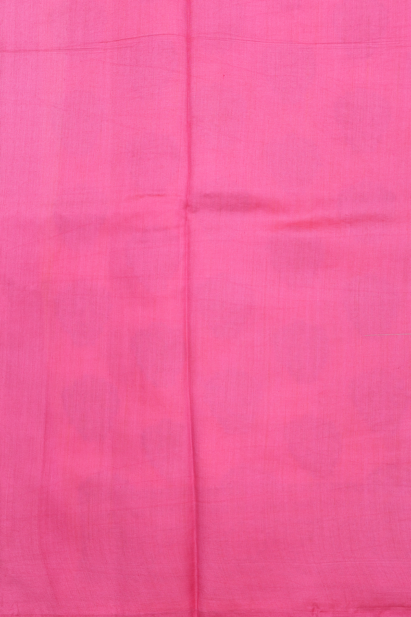 Raw Silk Saree In Yellow With Floral Motifs