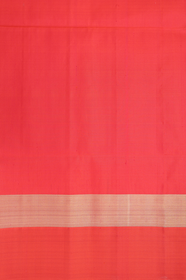 Raw Silk Saree In Yellow With Ganga Jamuna Border