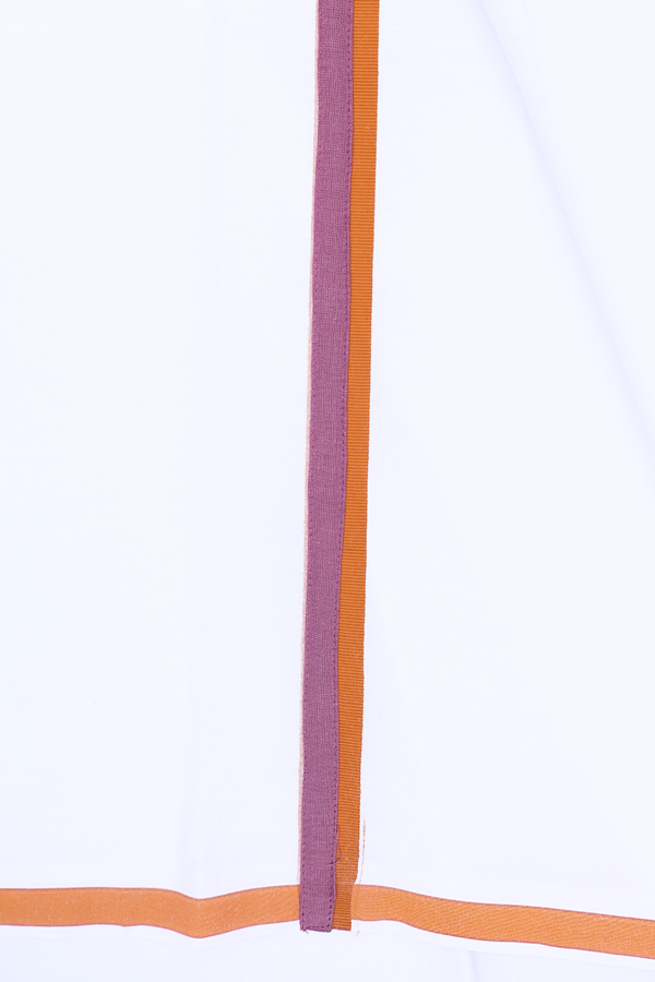 Regular Collar Plain Mulberry Cotton Shirt With Dhoti Set