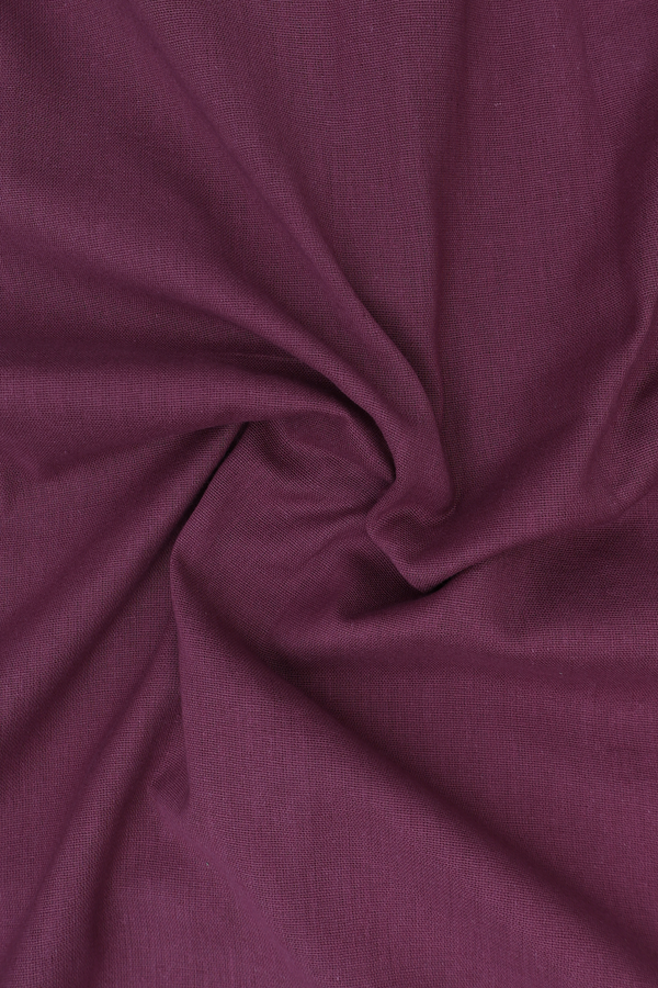 Regular Collar Plain Mulberry Cotton Shirt With Dhoti Set