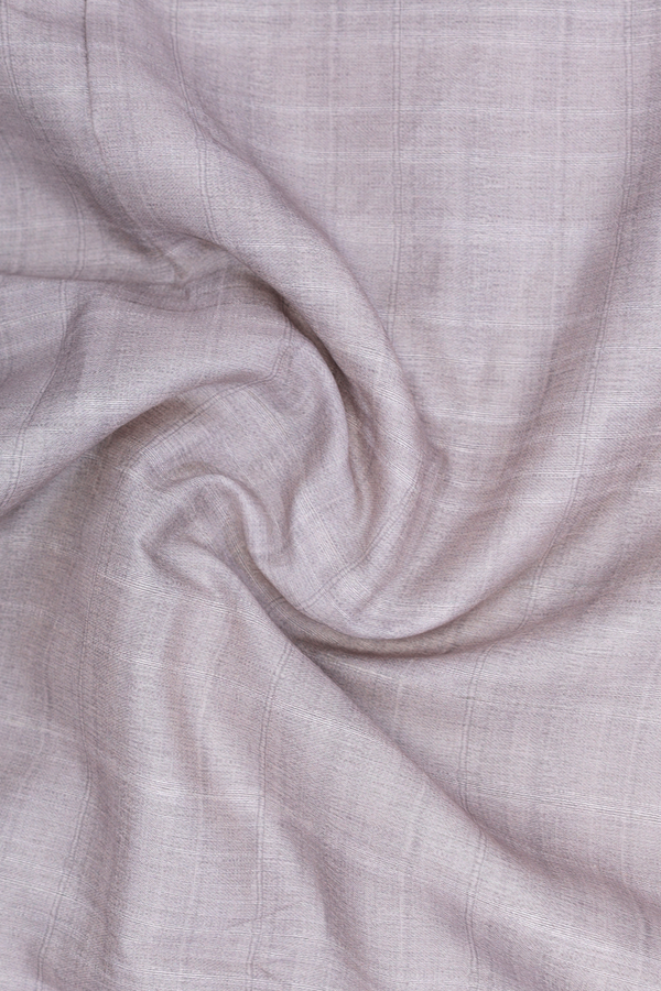 Round Neck Floral Design Khaki Tussar Salwar Set