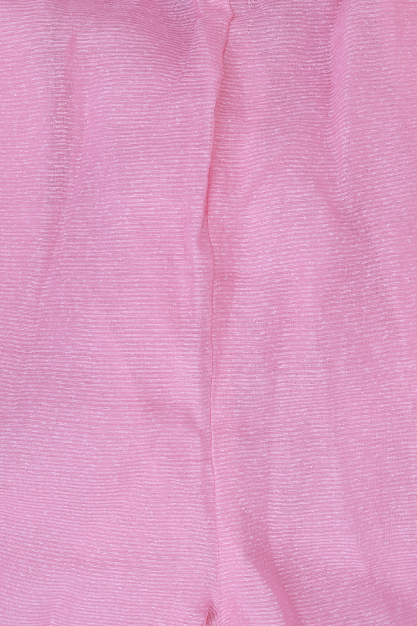 Round Neck Floral Design Pink Kota Salwar Set