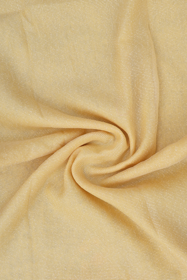 Round Neck Floral Design Yellow Kota Salwar Set