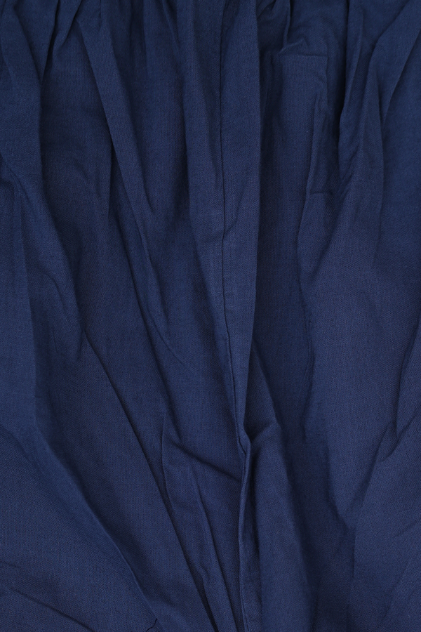 Round Neck Plain Blue Cotton Salwar Set