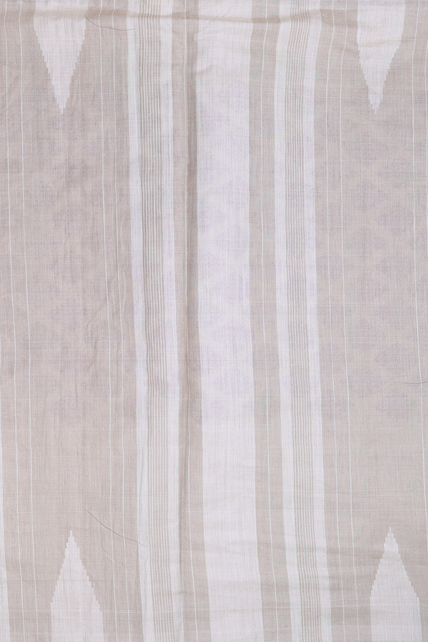 Tussar Silk Saree In Cream Color With Embroidered Design