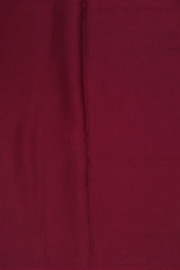 Chanderi Silk Cotton Saree In Dusty Rose With Floral Design