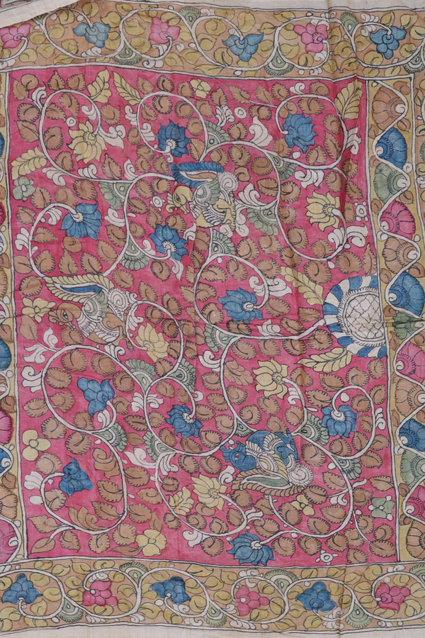 Bandhani Silk Saree In Purple Rose With Shibori Design