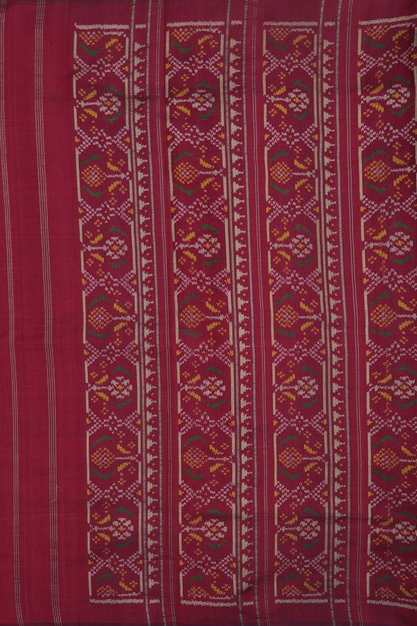 Tussar Silk Saree In Green And Brown With Checks Design