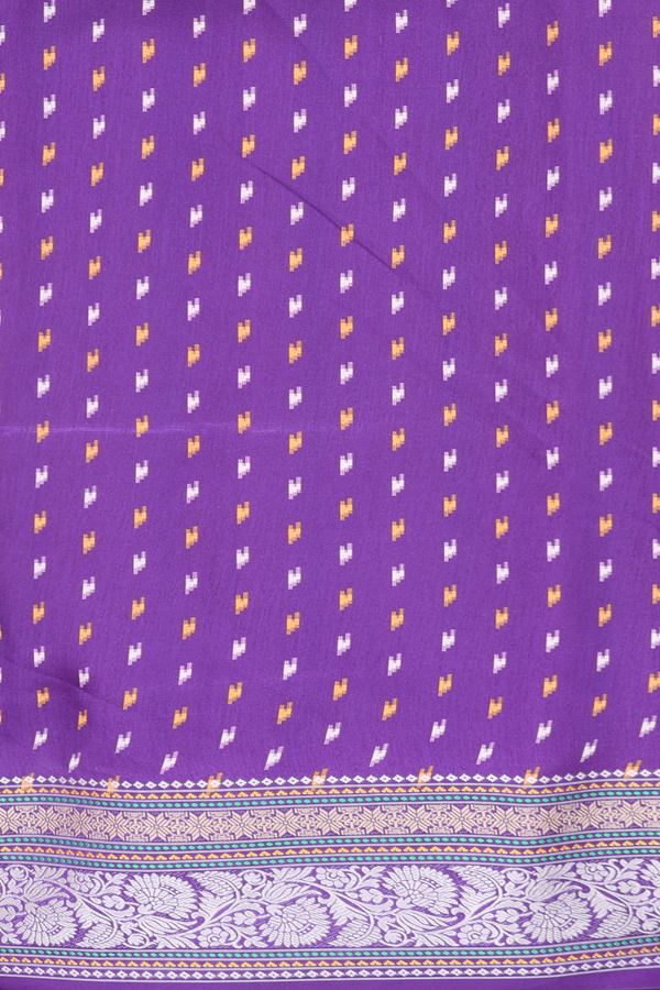 Tussar Silk Saree In Pink With Stripes Design