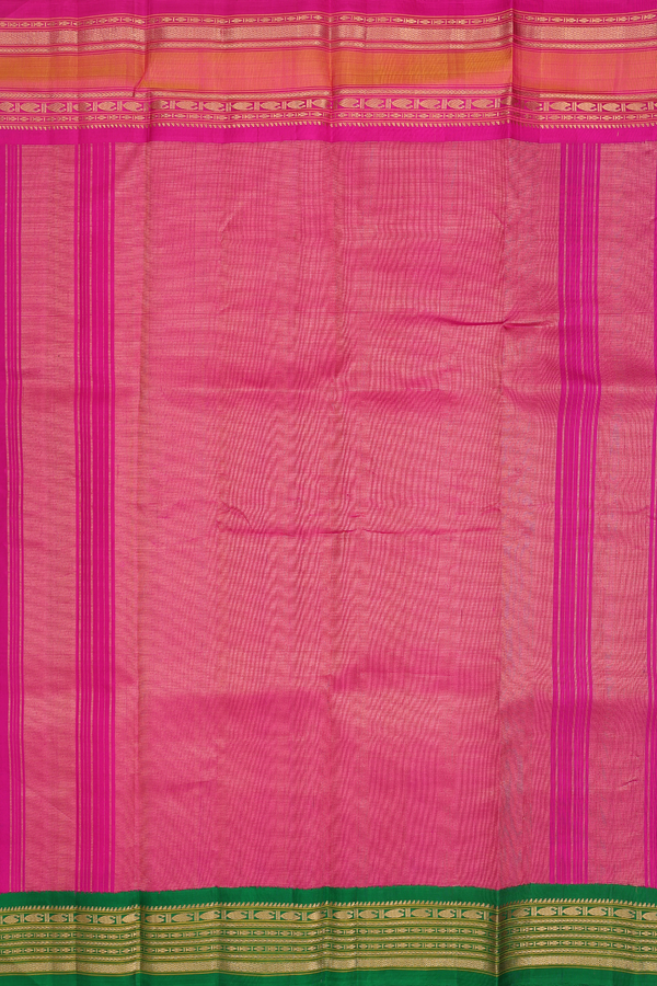 Gadwal Silk Saree In Black And White With Checks Design