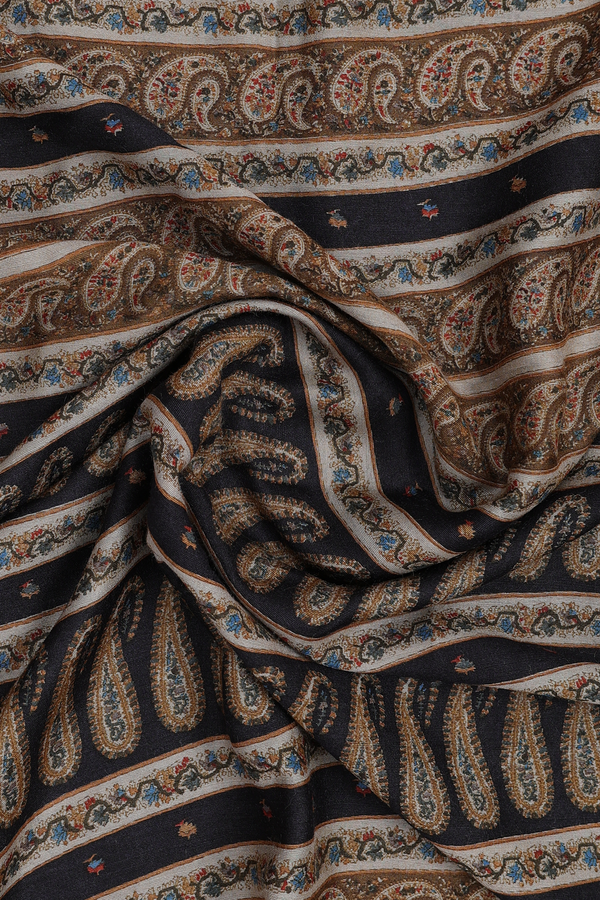 Printed Design Cream Color Pashmina Dupatta