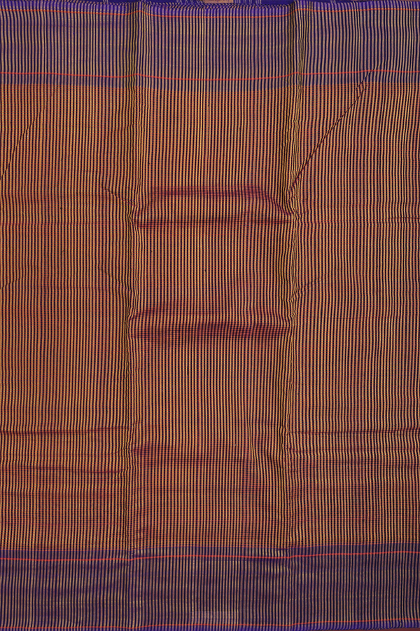 Raw Silk Saree In Yellow And Blue With Checks Design