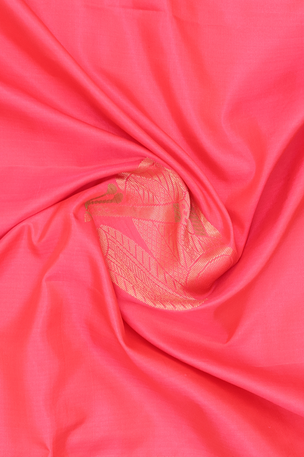 Zari Motifs Punch Pink Silk Dupatta