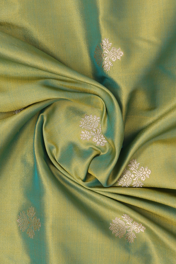 Floral Buttas Dual Tone Silk Dupatta