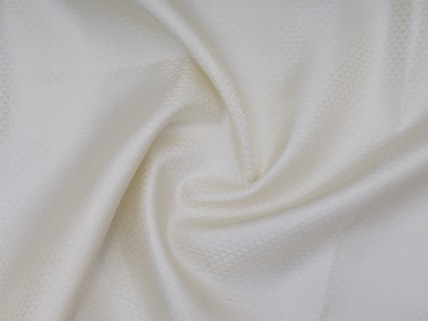 Jacquard Pattern White Kanchipuram Silk Blouse Material