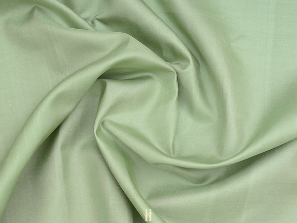 Plain Sage Green Kanchipuram Silk Blouse Material