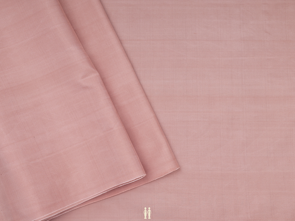Plain Brown Kanchipuram Silk Blouse Material