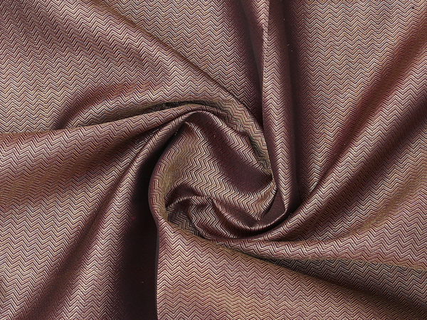 Brocade Design Plum Purple Kanchipuram Silk Blouse Material