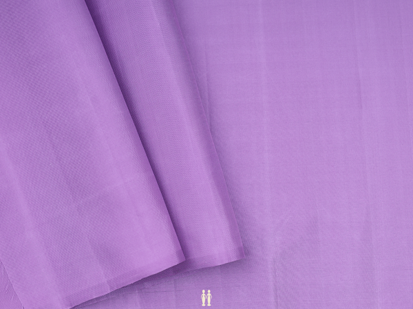 Plain Lavender Kanchipuram Silk Blouse Material