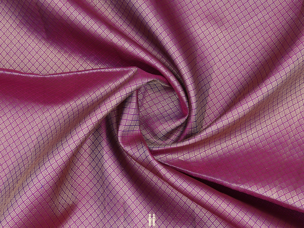 Brocade Design Purple Kanchipuram Silk Blouse Material