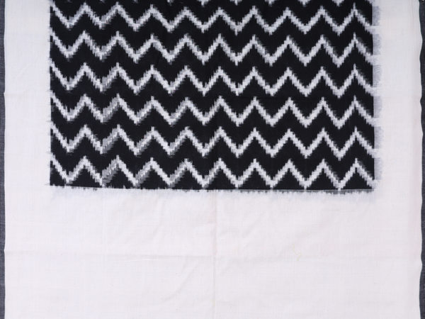 Allover Buttas White Cotton Unstitch Salwar Material