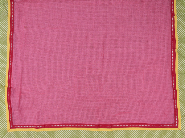 Floral Design Yellow Cotton Salwar Material
