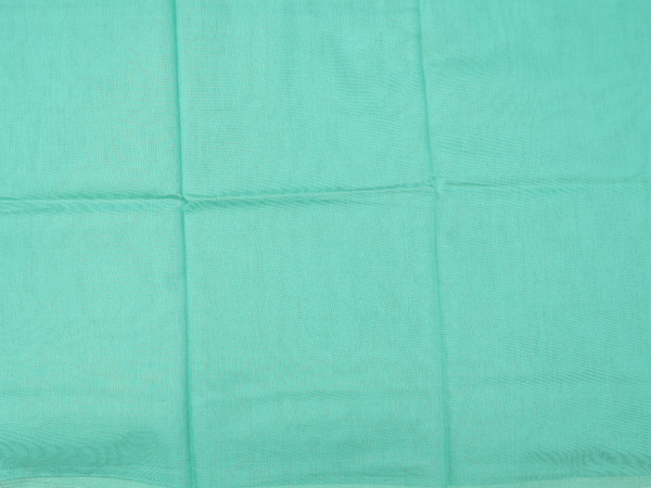 Zari Buttas Green Kota Cotton Unstitched Salwar Material
