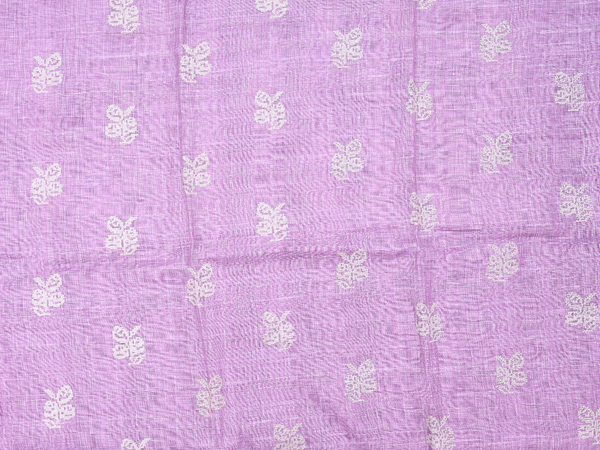 Threadwork Buttas Lilac Linen Unstitched Salwar Material