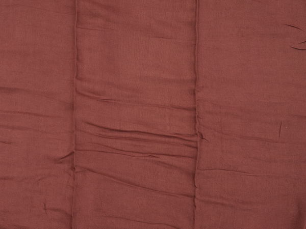 Floral Design Brown Linen Unstitched Salwar Material