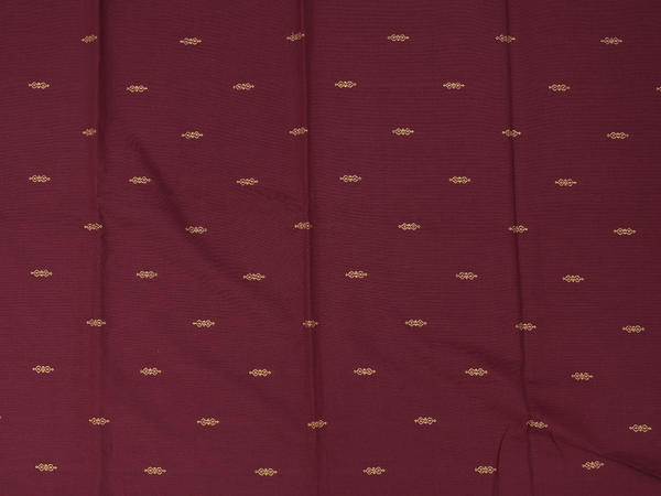 Threadwork Buttas Maroon Cotton Salwar Material