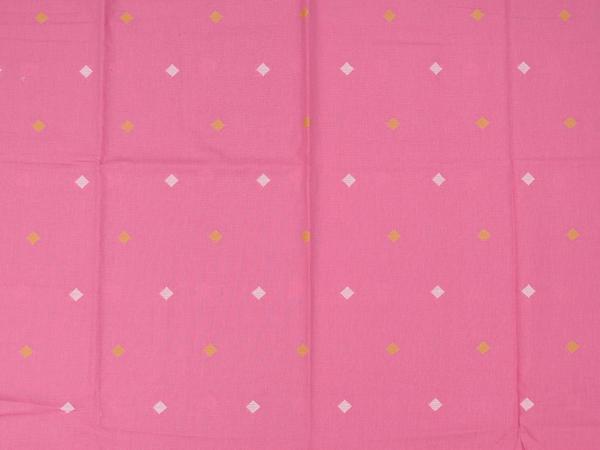 Threadwork Buttas Pink Cotton Salwar Material