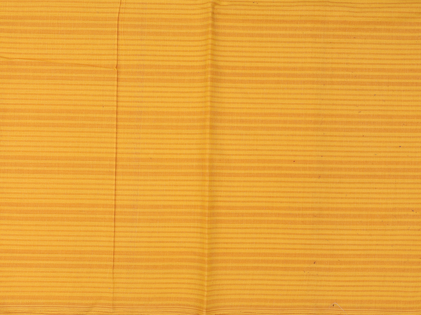 Stripes Design Saffron Yellow Cotton Salwar Material