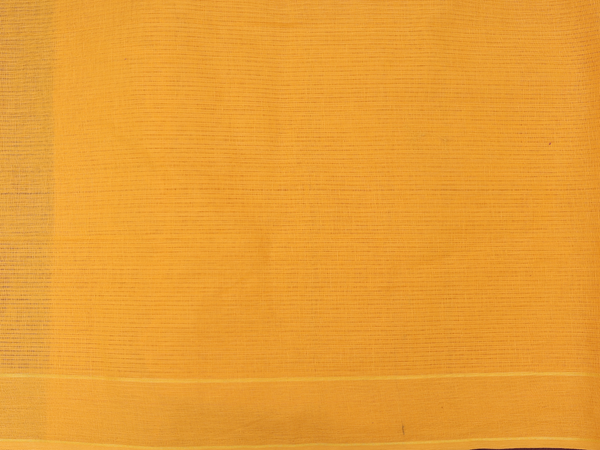 Stripes Design Saffron Yellow Cotton Salwar Material